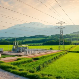 New substation and transmission lines in Adams County