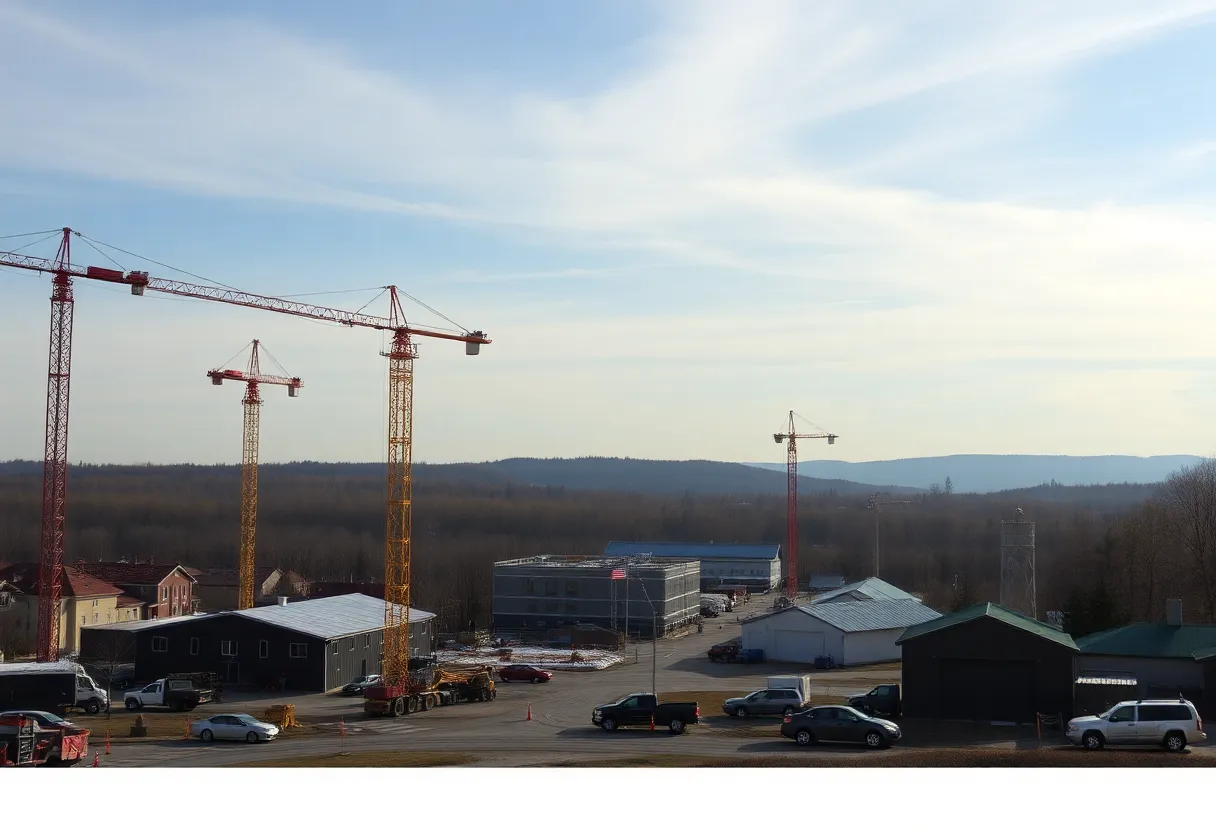 Construction site in North Central Pennsylvania